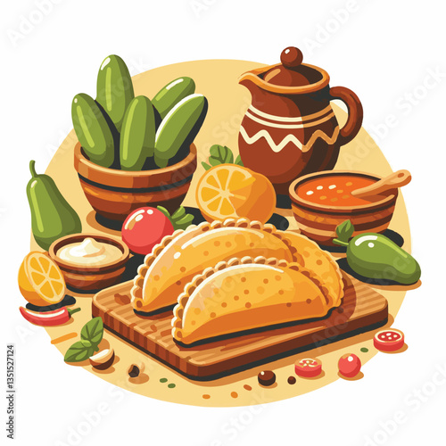 empanadas, food, traditional, pastry, meat, snack, delicious, cuisine, meal, background, homemade, stuffed, appetizer, empanada, tasty, baked, dish, dinner, fried, culture, plate, breakfast, fresh, ba