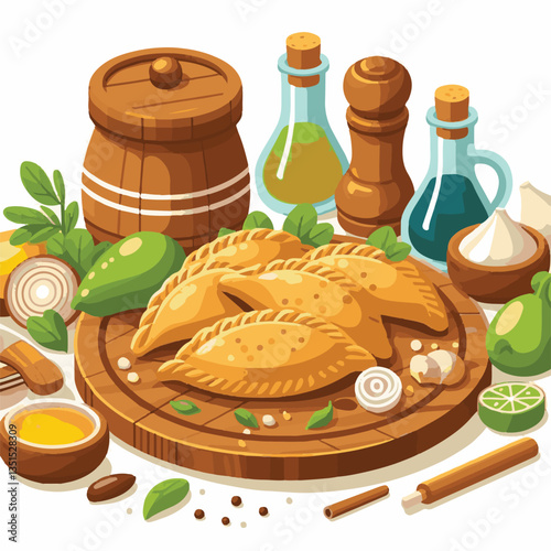 empanadas, food, traditional, pastry, meat, snack, delicious, cuisine, meal, background, homemade, stuffed, appetizer, empanada, tasty, baked, dish, dinner, fried, culture, plate, breakfast, fresh, ba
