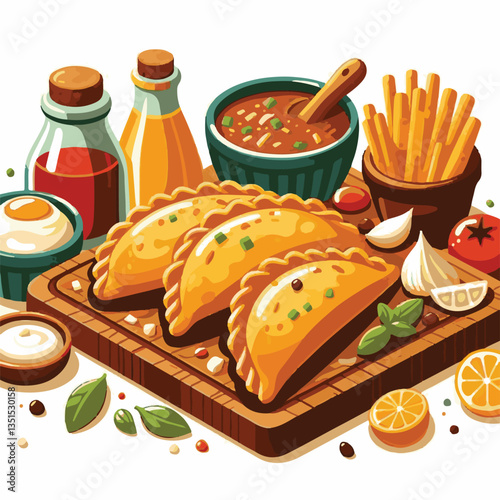 empanadas, food, traditional, pastry, meat, snack, delicious, cuisine, meal, background, homemade, stuffed, appetizer, empanada, tasty, baked, dish, dinner, fried, culture, plate, breakfast, fresh, ba