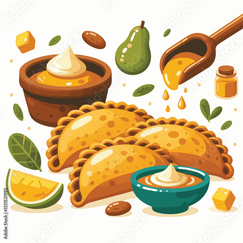 empanadas, food, traditional, pastry, meat, snack, delicious, cuisine, meal, background, homemade, stuffed, appetizer, empanada, tasty, baked, dish, dinner, fried, culture, plate, breakfast, fresh, ba