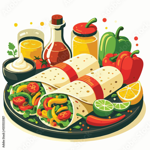 food, cuisine, mexican, meat, dinner, fajitas, lime, meal, onion, pepper, hot, tortilla, plate, spicy, delicious, lunch, healthy, chicken, table, cooking, appetizer, green, restaurant, salsa, dish, sn