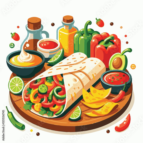 food, cuisine, mexican, meat, dinner, fajitas, lime, meal, onion, pepper, hot, tortilla, plate, spicy, delicious, lunch, healthy, chicken, table, cooking, appetizer, green, restaurant, salsa, dish, sn