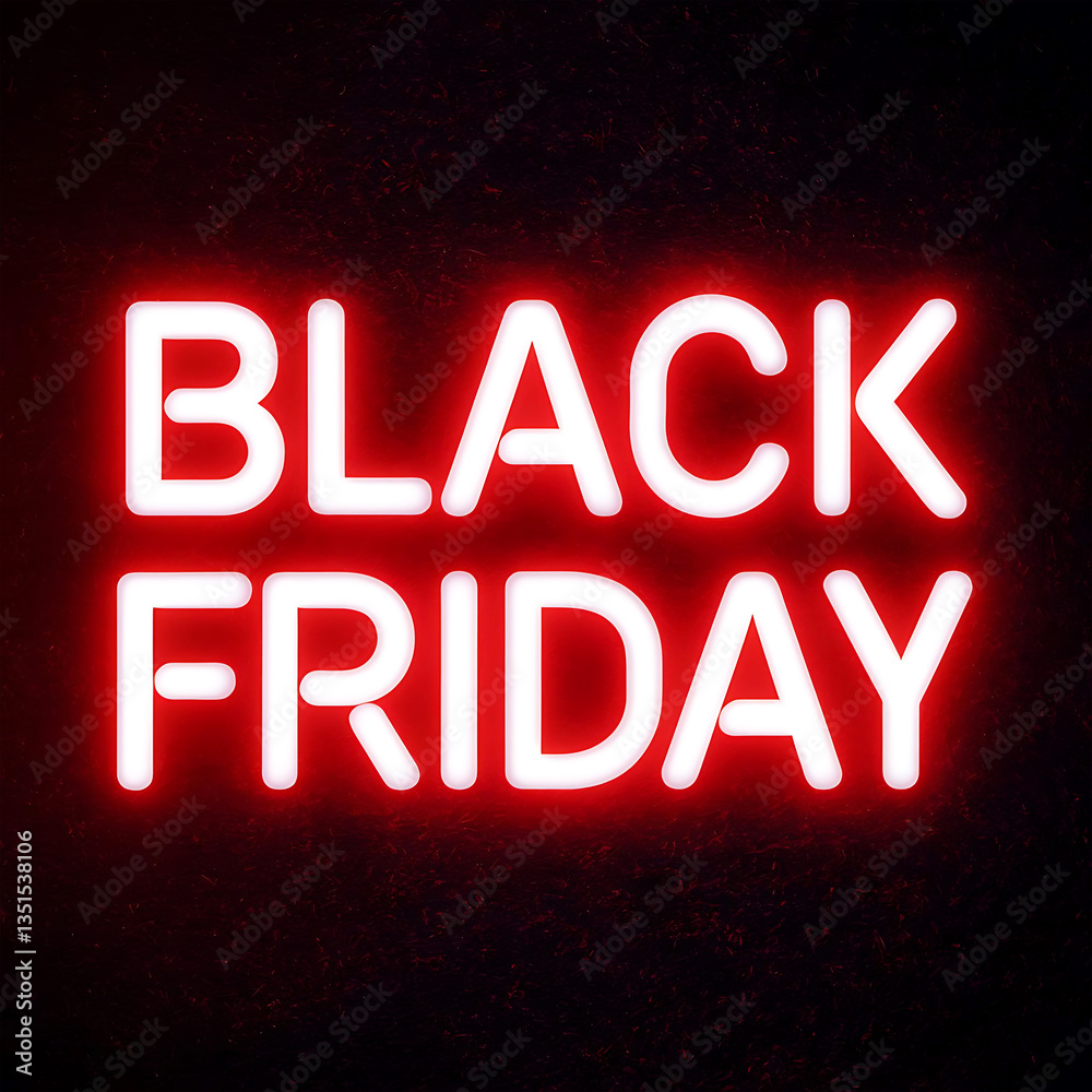 Obraz premium Black Friday Text Background