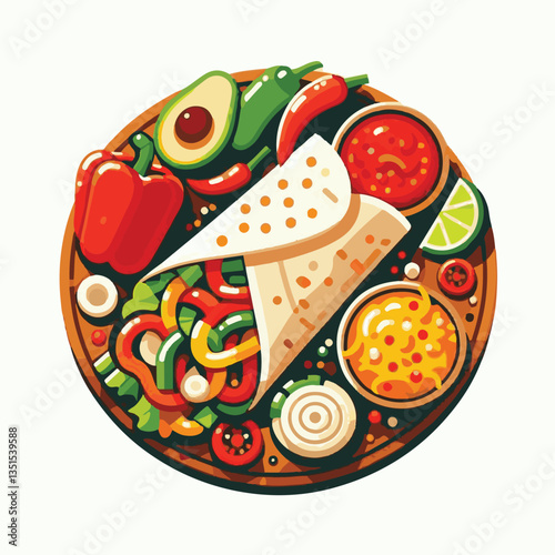 food, cuisine, mexican, meat, dinner, fajitas, lime, meal, onion, pepper, hot, tortilla, plate, spicy, delicious, lunch, healthy, chicken, table, cooking, appetizer, green, restaurant, salsa, dish, sn