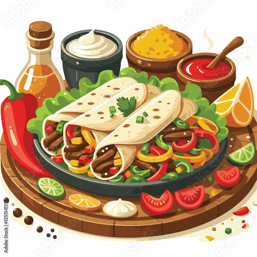 food, cuisine, mexican, meat, dinner, fajitas, lime, meal, onion, pepper, hot, tortilla, plate, spicy, delicious, lunch, healthy, chicken, table, cooking, appetizer, green, restaurant, salsa, dish, sn