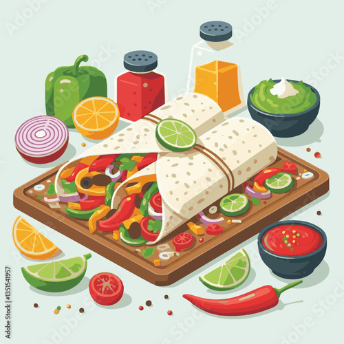 food, cuisine, mexican, meat, dinner, fajitas, lime, meal, onion, pepper, hot, tortilla, plate, spicy, delicious, lunch, healthy, chicken, table, cooking, appetizer, green, restaurant, salsa, dish, sn