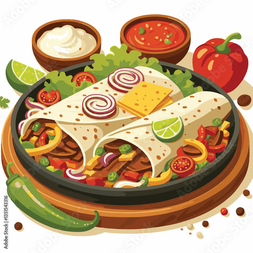 food, cuisine, mexican, meat, dinner, fajitas, lime, meal, onion, pepper, hot, tortilla, plate, spicy, delicious, lunch, healthy, chicken, table, cooking, appetizer, green, restaurant, salsa, dish, sn