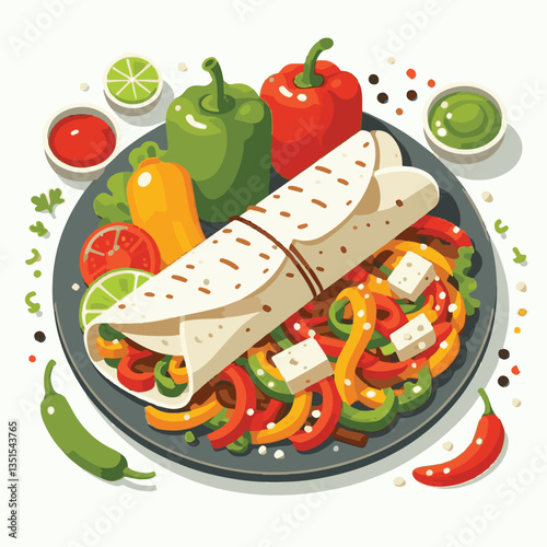 food, cuisine, mexican, meat, dinner, fajitas, lime, meal, onion, pepper, hot, tortilla, plate, spicy, delicious, lunch, healthy, chicken, table, cooking, appetizer, green, restaurant, salsa, dish, sn