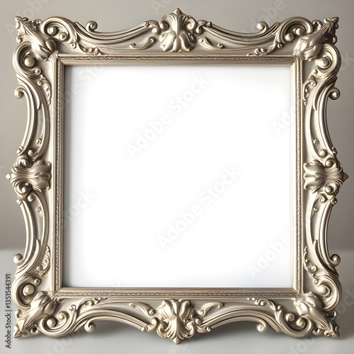 antique silver picture frame