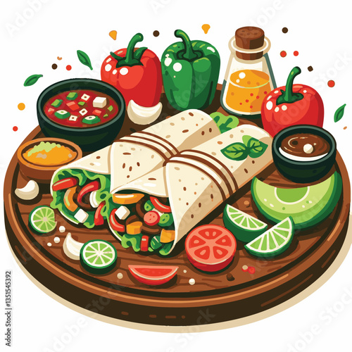 food, cuisine, mexican, meat, dinner, fajitas, lime, meal, onion, pepper, hot, tortilla, plate, spicy, delicious, lunch, healthy, chicken, table, cooking, appetizer, green, restaurant, salsa, dish, sn