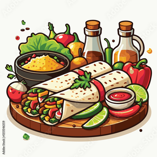 food, cuisine, mexican, meat, dinner, fajitas, lime, meal, onion, pepper, hot, tortilla, plate, spicy, delicious, lunch, healthy, chicken, table, cooking, appetizer, green, restaurant, salsa, dish, sn