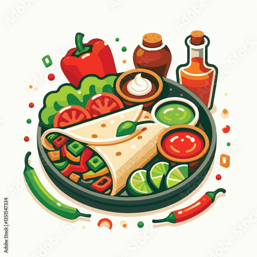 food, cuisine, mexican, meat, dinner, fajitas, lime, meal, onion, pepper, hot, tortilla, plate, spicy, delicious, lunch, healthy, chicken, table, cooking, appetizer, green, restaurant, salsa, dish, sn