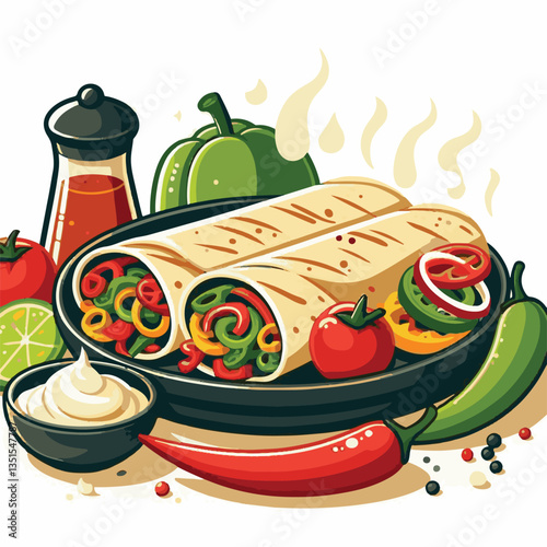 food, cuisine, mexican, meat, dinner, fajitas, lime, meal, onion, pepper, hot, tortilla, plate, spicy, delicious, lunch, healthy, chicken, table, cooking, appetizer, green, restaurant, salsa, dish, sn