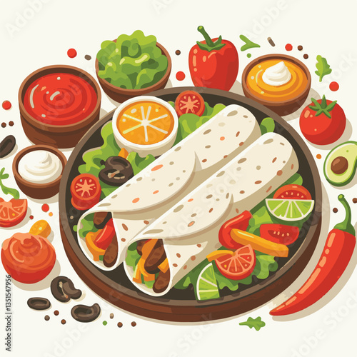 food, cuisine, mexican, meat, dinner, fajitas, lime, meal, onion, pepper, hot, tortilla, plate, spicy, delicious, lunch, healthy, chicken, table, cooking, appetizer, green, restaurant, salsa, dish, sn