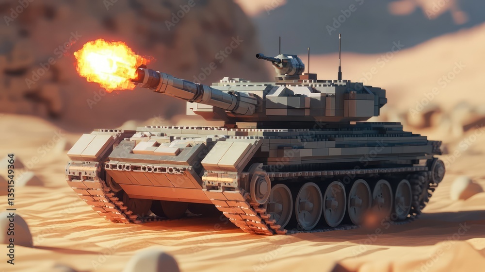 a close up of a tank with a gun on a desert field, futuristic battle tank, futuristic tank is on fire a close up of a tank with a gun on a desert field, futuristic battle tank, futuristic tank is on fire