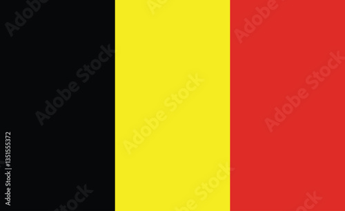 National flag of Belgium vector image