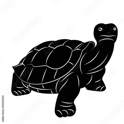 turtle silhouette vector