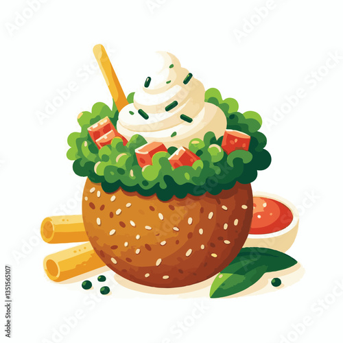 falafel, vegetarian, snack, background, vegan, food, meal, healthy, vegetable, fried, traditional, lunch, dinner, chickpea, diet, cuisine, arabic, dish, closeup, brown, ball, homemade, cooking, sauce,