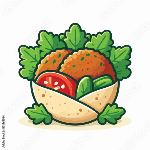 falafel, vegetarian, snack, background, vegan, food, meal, healthy, vegetable, fried, traditional, lunch, dinner, chickpea, diet, cuisine, arabic, dish, closeup, brown, ball, homemade, cooking, sauce,