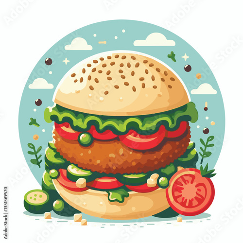 falafel, vegetarian, snack, background, vegan, food, meal, healthy, vegetable, fried, traditional, lunch, dinner, chickpea, diet, cuisine, arabic, dish, closeup, brown, ball, homemade, cooking, sauce,