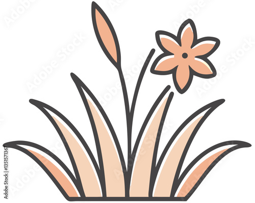 Wildflower vector
