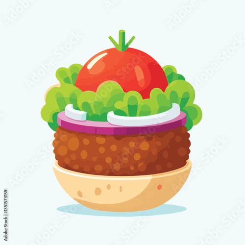 falafel, vegetarian, snack, background, vegan, food, meal, healthy, vegetable, fried, traditional, lunch, dinner, chickpea, diet, cuisine, arabic, dish, closeup, brown, ball, homemade, cooking, sauce,
