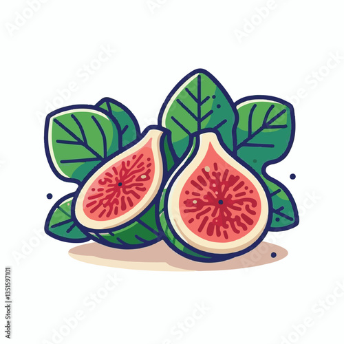 fruit, food, healthy, fig, fresh, organic, background, ripe, juicy, purple, sweet, dessert, isolated, exotic, natural, nutrition, diet, nature, green, figs, leaf, cut, tropical, delicious, half, eatin