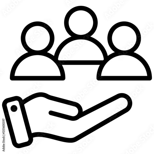 Customer Outline Icon