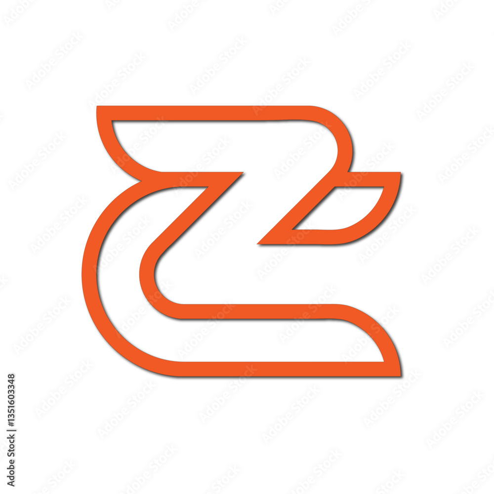 Web line modern color full logo design Web line modern color full logo design