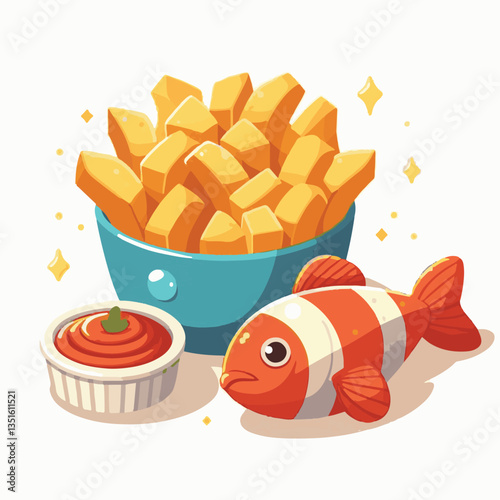 meal, fish, chips, food, dinner, lunch, fried, cuisine, crispy, english, british, fresh, dish, background, traditional, cod, fillet, seafood, unhealthy, delicious, takeaway, batter, lemon, tasty, rest