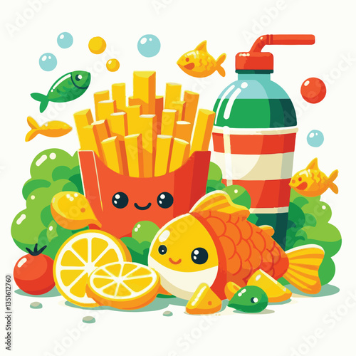 meal, fish, chips, food, dinner, lunch, fried, cuisine, crispy, english, british, fresh, dish, background, traditional, cod, fillet, seafood, unhealthy, delicious, takeaway, batter, lemon, tasty, rest
