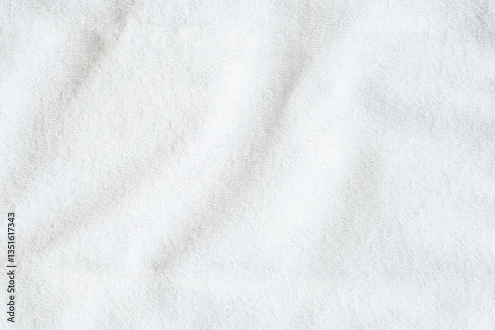 White towel texture background or beach bath fabric, kitchen wiper towel or plain blank cloth bathroom rug made of soft clean cotton fiber material for linen laundry backdrop White towel texture background or beach bath fabric, kitchen wiper towel or plain blank cloth bathroom rug made of soft clean cotton fiber material for linen laundry backdrop