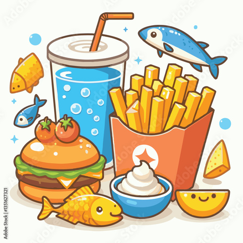 meal, fish, chips, food, dinner, lunch, fried, cuisine, crispy, english, british, fresh, dish, background, traditional, cod, fillet, seafood, unhealthy, delicious, takeaway, batter, lemon, tasty, rest