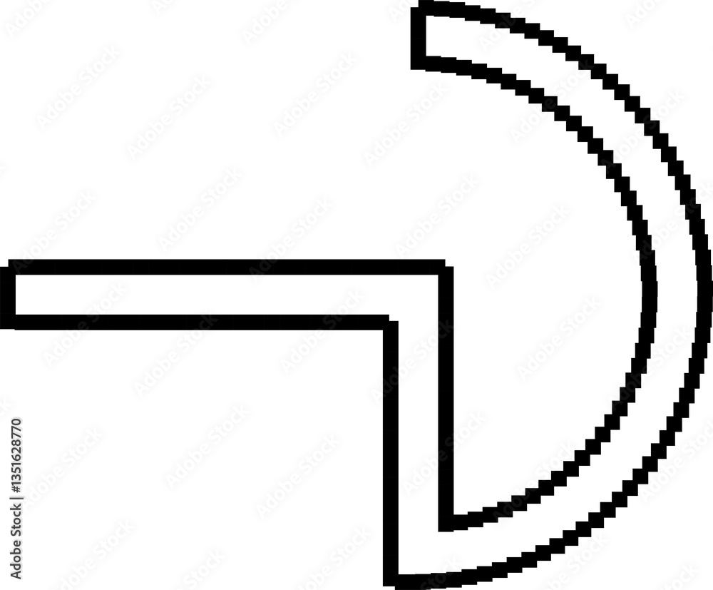 Pixel line creative design digital. Element 8 bit retro Pixel line creative design digital. Element 8 bit retro