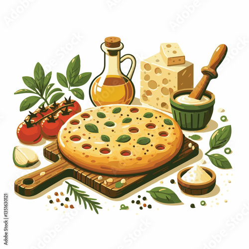bread, focaccia, food, fresh, italian, snack, traditional, healthy, lunch, oil, olive, baked, cuisine, dinner, appetizer, rosemary, meal, delicious, rustic, homemade, cooked, bakery, breakfast, italy,