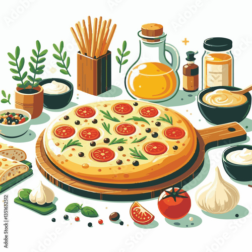 bread, focaccia, food, fresh, italian, snack, traditional, healthy, lunch, oil, olive, baked, cuisine, dinner, appetizer, rosemary, meal, delicious, rustic, homemade, cooked, bakery, breakfast, italy,