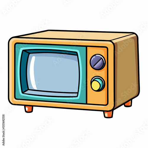 retro tv set