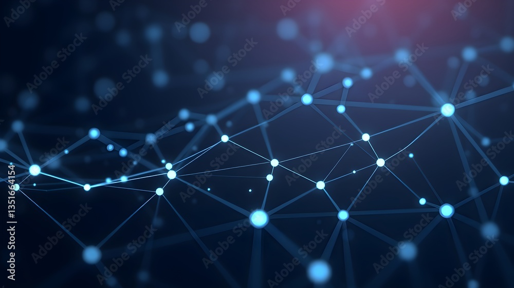 Data technology background. Abstract background. Connecting dots and lines on dark background. 3D rendering. 4k Data technology background. Abstract background. Connecting dots and lines on dark background. 3D rendering. 4k