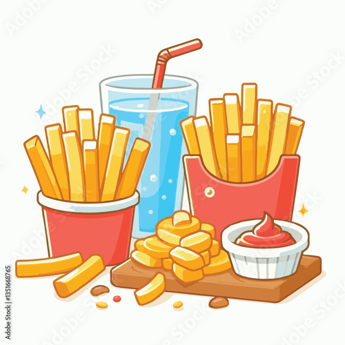 food, fast, snack, meal, lunch, french, potato, background, isolated, crispy, eat, fry, dinner, fastfood, cuisine, tasty, yellow, delicious, junk, fat, fried, unhealthy, object, diet, white, chips, fr