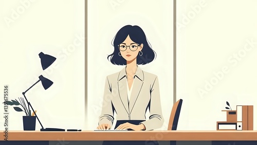 woman in office