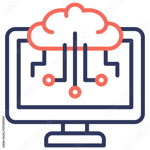 Cloud Computing Icon