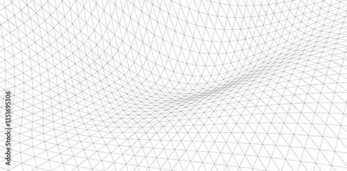 Abstract shape vector 3d drawing 