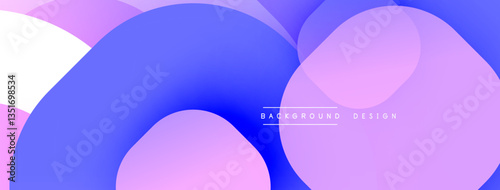 Abstract background with layered translucent gradient shapes