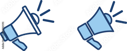 Megaphones loudspeaker icon. Megaphones icon for communication.
