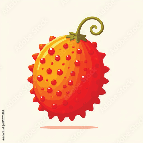 food, healthy, fruit, gac, fresh, organic, raw, freshness, delicious, isolated, orange, sweet, white, red, spiny, asian, green, bitter, background, plant, vegetarian, gourd, baby, vegetable, agricultu