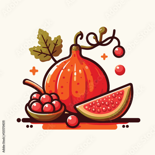 food, healthy, fruit, gac, fresh, organic, raw, freshness, delicious, isolated, orange, sweet, white, red, spiny, asian, green, bitter, background, plant, vegetarian, gourd, baby, vegetable, agricultu
