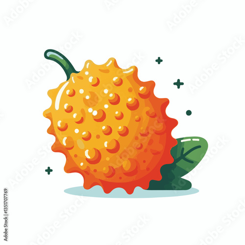 food, healthy, fruit, gac, fresh, organic, raw, freshness, delicious, isolated, orange, sweet, white, red, spiny, asian, green, bitter, background, plant, vegetarian, gourd, baby, vegetable, agricultu