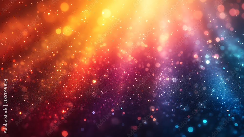 Fototapeta premium Radiant hues of light blending together in a dazzling display picture