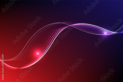 Abstract background blue and red line pattern luxury premium, vector illustration