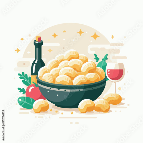 food, italian, gnocchi, meal, cuisine, delicious, pasta, tasty, homemade, dish, potato, dinner, lunch, fresh, mediterranean, nutrition, traditional, plate, cheese, gourmet, healthy, background, sauce,